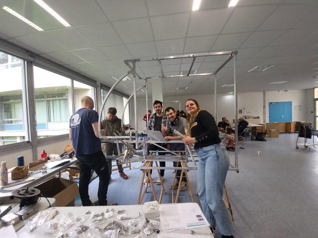 Un moment partagé par le collectif du Trophée Vhélio