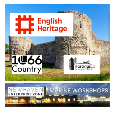 English Heritage, 1066 Country, Hastings Borough Council et Newhaven Marine Workshops