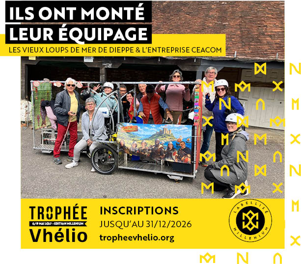 Équipage Les Vieux Loups de Mer de Dieppe et CEACOM lors du Trophée Vhélio 2026