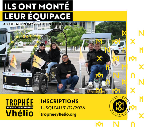 Équipage Rayvolution et IN&MA lors du Trophée Vhélio 2026