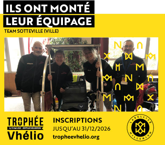 Équipage Team Sotteville lors du Trophée Vhélio 2026